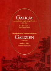 Galicja na józefińskiej mapie topograficznej 1779-1783 T 15 cz.A, cz.B, cz.C