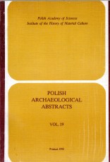 Polish Archaeological Abstracts vol.19/1992